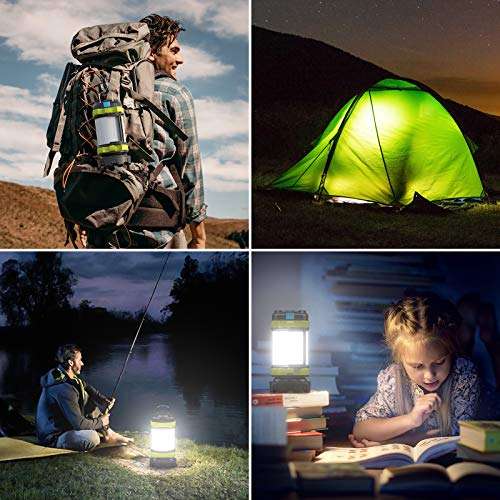 GEARLITE Rechargeable LED Torch, Multi-Function Camping Light with 3000mAh Power Ban £11.99 @ Dispatches from Amazon Sold by GEARLITE