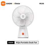 156° - XIAOMI Mijia Portable Rechargeable Desk Fan ( DC Motor / 4 Speeds /USB-C/ Upto 18.5 Hours ) w/code@Xiaomi Smart-Technology Store