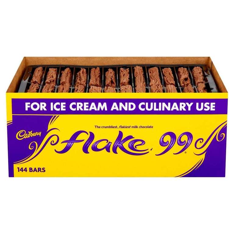 144 x Cadbury Flake 99 Milk Chocolate Bars - National
