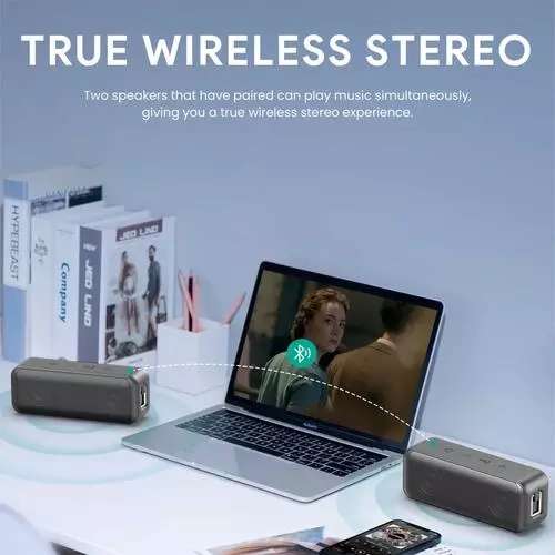 Aukey SoundStream Wireless Speaker - Bluetooth 5.0 - £14.99 @ MyMemory