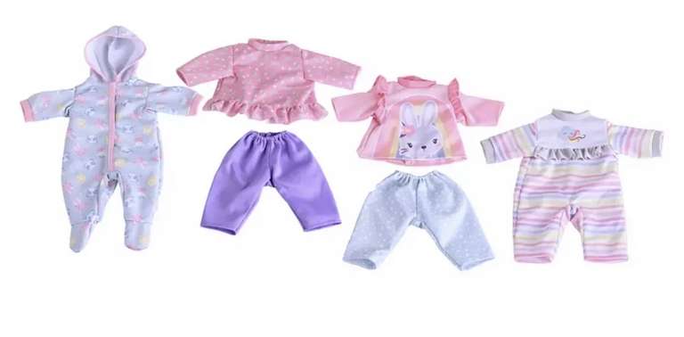 4 x Chad Valley Babies to Love Outfits - Free C&C