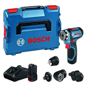 Bosch Professional 12V System Cordless Drill Driver GSR 12V-15 FC (with 2 batteries and accessories) £124.49 @ Amazon