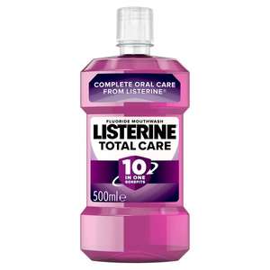 Listerine Total Care Mouthwash 500Ml £2.40 (Clubcard Price) @ Tesco