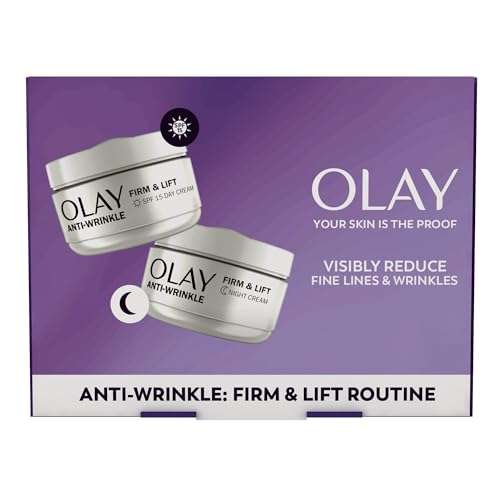 Olay AntiWrinkle Firm & Lift Giftset SPF15 Day Face Cream 50ml