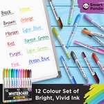 Smart Panda 12 Whiteboard Pens Dual Tip - £8.46 @ Amazon
