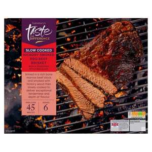 Sainsbury's Slow Cooked Hickory Smoked BBQ Beef Brisket, Taste the Difference 1.88kg Nectar Price