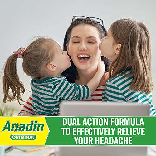 Anadin Original Pain Relief Tablets, Aspirin & Caffeine Headache Tablets, Pack of 16 £1 @ Amazon