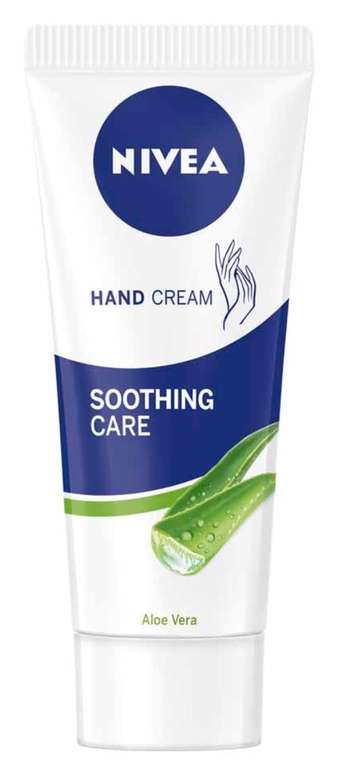 Nivea Soothing Care Aloe Vera Hand Cream 75ml - 60p + Free Click & Collect @ Wilko