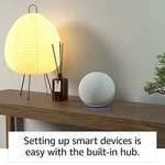 Amazon Echo 4th gen (3 colours) + Philips Hue White Smart Light Bulb LED (E27)