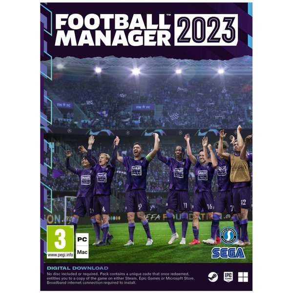 FOOTBALL MANAGER 2023 (FM23) PC EDITION (SERIAL KEY) - £25 @ Weymouth Football Club (WFCSA)