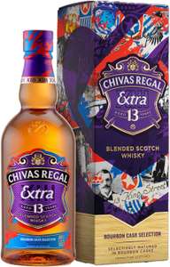 Chivas Regal Extra 13 Year Old Bourbon Finish Blended Scotch Whisky 70cl + Free La Hechicera Reserva Rum Sample 5cl