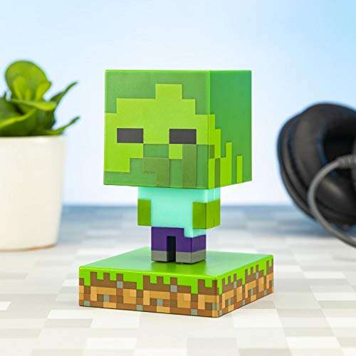 Paladone Minecraft Zombie Icon Light BDP Multi Coloured - £6 @ Amazon