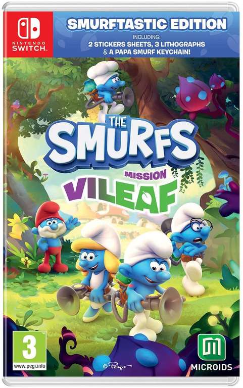 The Smurfs: Mission Vileaf Smurftastic Edition (Nordic) Nintendo Switch - £16.99 @ Coolshop