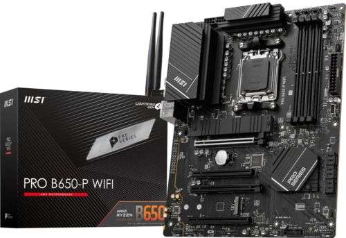 MSI PRO B650-P WIFI ATX Motherboard AMD AM5 - £165.58 (With Code) @ cclcomputers / eBay