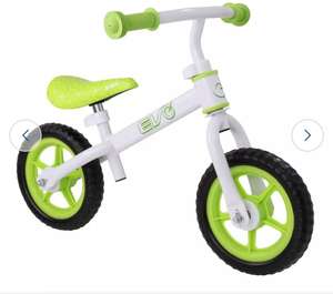 EVO 10 inch Wheel Size Kids Balance Bike - Lime Green - £24 Free Click & Collect @ Argos