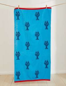 M&S beach Towels sale - £5 free collection e.g. Pure Cotton Lobster Beach Towel @ Marks & Spencer