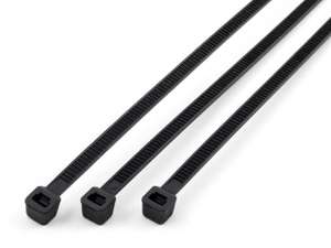 Black Nylon Cable Ties - 300mm x 4.8mm - Pack of 100