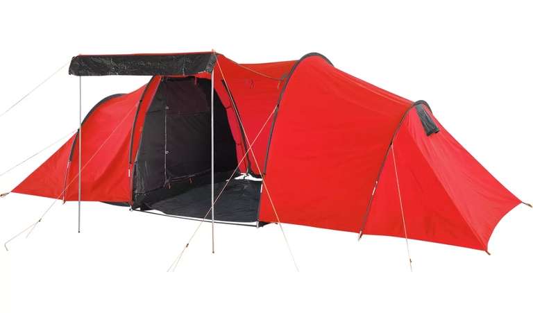 Proaction 6 person 3 room tunnel camping tent £85.00 Free Click & Collect In Limited Stores @ Argos