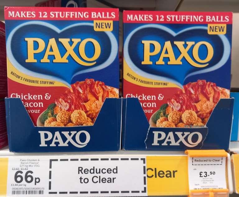 Paxo Chicken & Bacon Stuffing Mix 170g (Pulborough)
