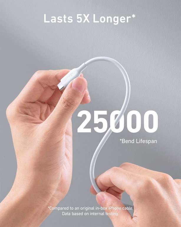 Anker USB C to USB C Charger Cable (6ft/1.8m), 100W USB 2.0 Type C Cable, Fast Charging - Sold by AnkerDirect UK / FBA