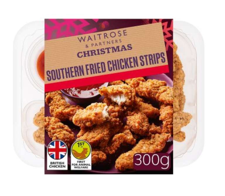 Waitrose Christmas Food reduced + 3 for 2 Gerrards Cross e.g Southern fried chicken strips
