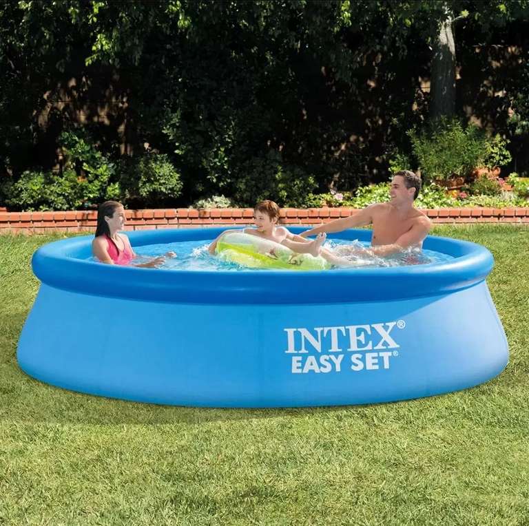 Intex 10ft (3.05m) Easy Set Ring Pool with Water Filter Pump