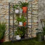 Churchgate Foldable Plant Shelf - 100% metal C&C