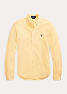 Ralph Lauren Featherweight Mesh Shirt - Yellow - £46 With Code @ Ralph Lauren