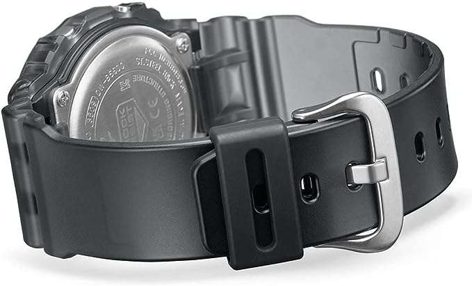 Casio G-Shock Men's Digital Quartz Watch with Plastic Strap Bluetooth DW-B5600G-1ER (Free Collection)