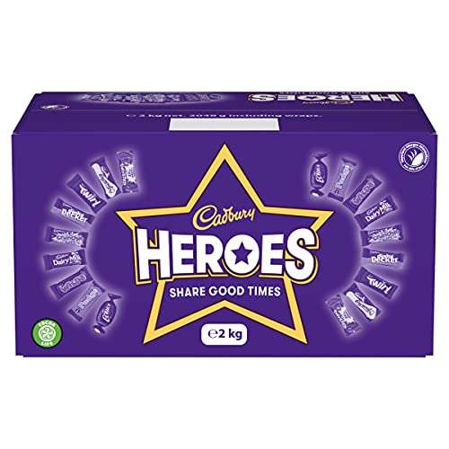 Cadbury Heroes Bulk Sharing Box 2kg £11.50 @ Amazon