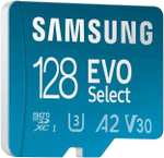 256GB Samsung EVO Select microSDXC UHS-I U3 130MB/s FHD & 4K Memory Card inc. SD-Adapter £15.33 / 128GB £10.29 / 64GB £6.19 @ Amazon