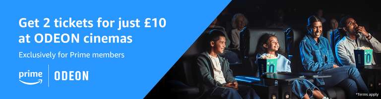 Get 2 Standard Odeon Tickets / 2 Recliner Tickets for £15 at Odeon Luxe with Amazon Prime