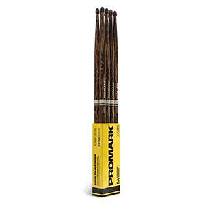 ProMark Drum Sticks - Rebound 5A Drumsticks - FireGrain For Playing Harder, Longer - No Excess Vibration - Set of 4 Pairs