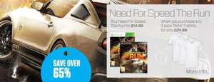 Need for Speed The RUN + 3 Pack DKNY Ts - £39.98 @thehut
