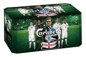 Carlsberg crate of 15 X 440ml cans for £10 at Co-Op