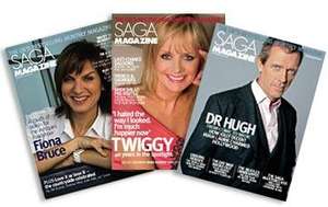 Saga Magazine subscription for 3 years just £7.95