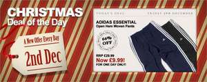 Adidas 3 Stripe Tracksuit Bottoms £9.99 Delivered @ Match Daily Deal