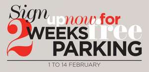 Westfield Stratford Free Parking for two weeks in February