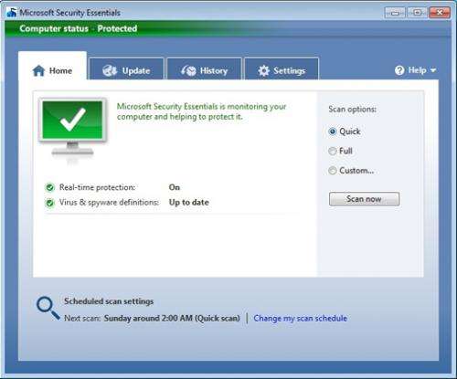 FREE!! Lifetime Antivirus - Microsoft Security Essentials