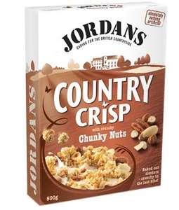 Jordans Country Crisp Chunky Nuts 500g £1.49@home bargains instore