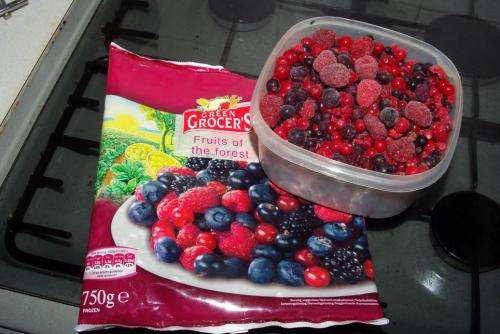 £2 750gms frozen fruit LIDL Healthy eating !