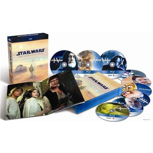 Star Wars: The Complete Saga (9 Discs) (Blu-ray Boxset) £42.49 delivered with code @ Tesco Entertainment