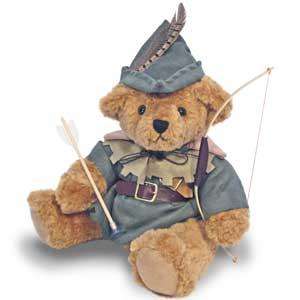 Hand Made Collectable Robin Hood Bear £7.99  + £3.99 del at Readers Digest ( free del on £20+ spend )