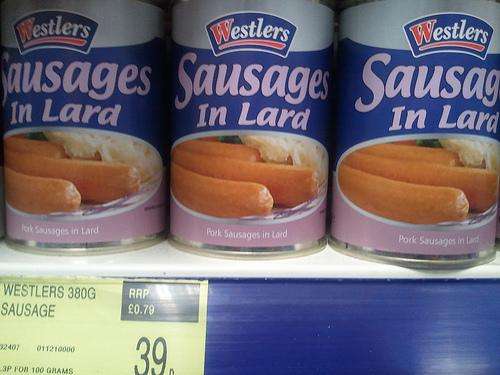 Westler's Sausages in Lard £0.39 @ B&M