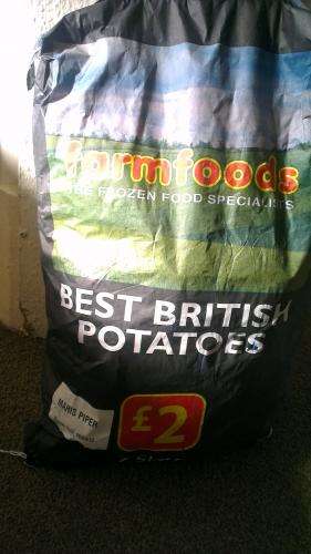 7.5kg of maris piper potatoes £2 @ farmfoods