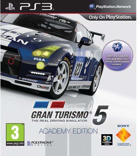 Gran Turismo 5  Academy  Edition PS3 , with code Only £13.59 @ Sainsburys Entertainment