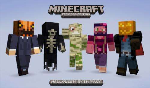 Minecraft Halloween Skinpack (Xbox 360) 160 points.All proceeds (full value of points) to charity (Macmillan Cancer Support,Sands Lothians,Child's Play & Block by Block)