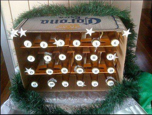 Make your own advent calendar at home for FREE (not including parts and labour)