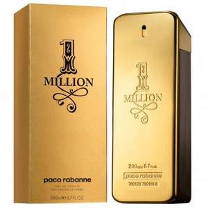 Paco Rabanne 1 Million 200ml £51.88 including delivery (5% discount code available also making this £51.88) PerfumePoint (5% TCB/Quidco also possible making this £49.16)
