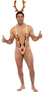 Rudolf-Kini Costume £8.99 @ Escapade. Only for the brave. Possible free Santa suit.